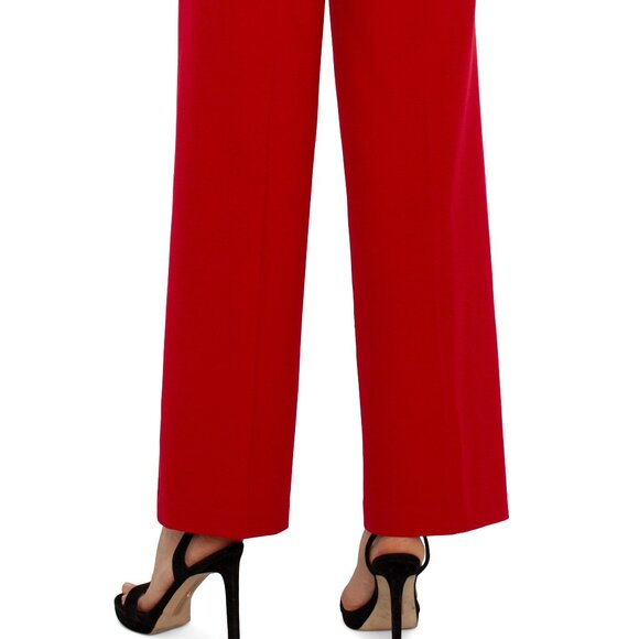 NWT Liverpool Kelsey Wide Leg Trouser In Tango Red - Picture 6 of 6
